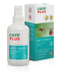 Care Plus Anti-Insect - Natural Spray, 200Ml (Nl/En/Fr/De) -Outdoor Kampeerartikelen Winkel 2113387 8714024326245 2