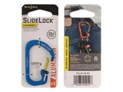 Nite Ize Nite Ize S-Biner #3 Slidelock Aluminium Blue Multitool