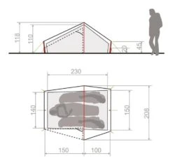 Outdoor Kampeerartikelen Winkel -Outdoor Kampeerartikelen Winkel 2958623 18451 vaude lizard seamless 2 3p trekkerstent 20