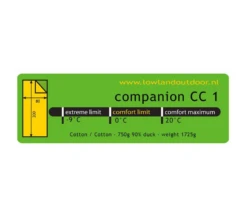 Lowland Companion Cc1 Slaapzak -Outdoor Kampeerartikelen Winkel 3244700 8718627780299 4