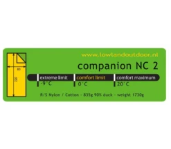 Lowland Companion Nc2 Slaapzak -Outdoor Kampeerartikelen Winkel 3244728 8718627780329 4