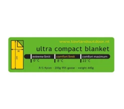 Lowland Ultra Compact Blanket Slaapzak -Outdoor Kampeerartikelen Winkel 3244888 8718627786000 5