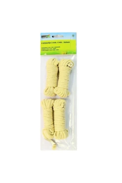 Campking Zak 4 Scheerlijn Katoen 3 Mm 4 Mtr Scheerlijn