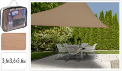 Soellaart Schaduwdoek Driehoek Zand