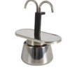 Bo-Camp Percolator - 2-Kops - Staal -Outdoor Kampeerartikelen Winkel 3839555 8712013005454 0