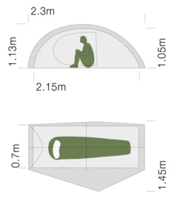 Exped Mira I Hl Trekkerstent -Outdoor Kampeerartikelen Winkel 5019996 7640445457149 5