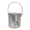 Pathfinder Rvs Bushpot Met Deksel Kooktoestel -Outdoor Kampeerartikelen Winkel 5264598 817414010101 0