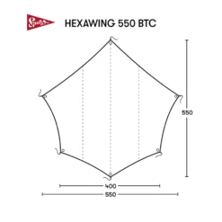 Spatz Hexawing 550 Btc Tarp -Outdoor Kampeerartikelen Winkel 5626879 7615523298952 3