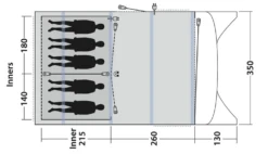 Outwell Avondale 5Pa Familietent Showmodel -Outdoor Kampeerartikelen Winkel 5668580 1000000081688 5