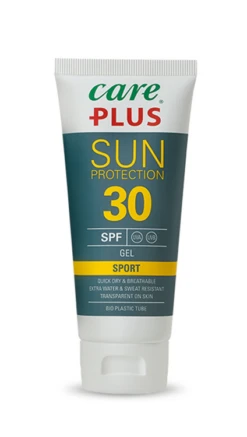 Care Plus Sun Protection Sports Gel Spf30 Tube Zon Protectie