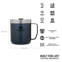 Stanley The Legendary Camp Mug 12Oz / .35L Drinkbeker -Outdoor Kampeerartikelen Winkel 6587298 6939236373227 3
