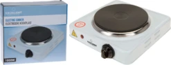 Tristar Kookplaat Enkel Wit 1000 Watt - 230 Volt