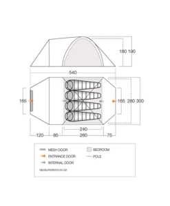 Vango Mokala Tc 450 Familietent -Outdoor Kampeerartikelen Winkel 7315309 5023519218396 2