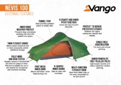 Vango Nevis 100 Trekkerstent -Outdoor Kampeerartikelen Winkel 7315327 5059474004798 2