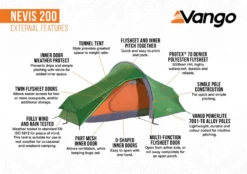 Vango Nevis 200 Trekkerstent -Outdoor Kampeerartikelen Winkel 7315331 5059474004804 2