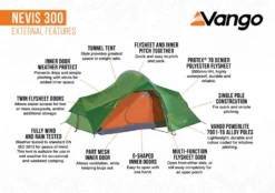 Vango Nevis 300 Trekkerstent -Outdoor Kampeerartikelen Winkel 7315335 5059474004811 2