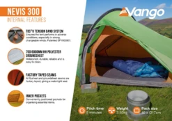 Vango Nevis 300 Trekkerstent -Outdoor Kampeerartikelen Winkel 7315336 5059474004811 3