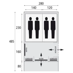 Bardani Spitfire 280 Rstc Familietent -Outdoor Kampeerartikelen Winkel 7571172 8717437039351 5